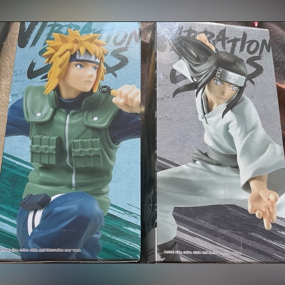 New Seal Lot Of 7 Bandai Naruto Vibration Stars Figure Set  Collection Set. - Picture 4 of 16